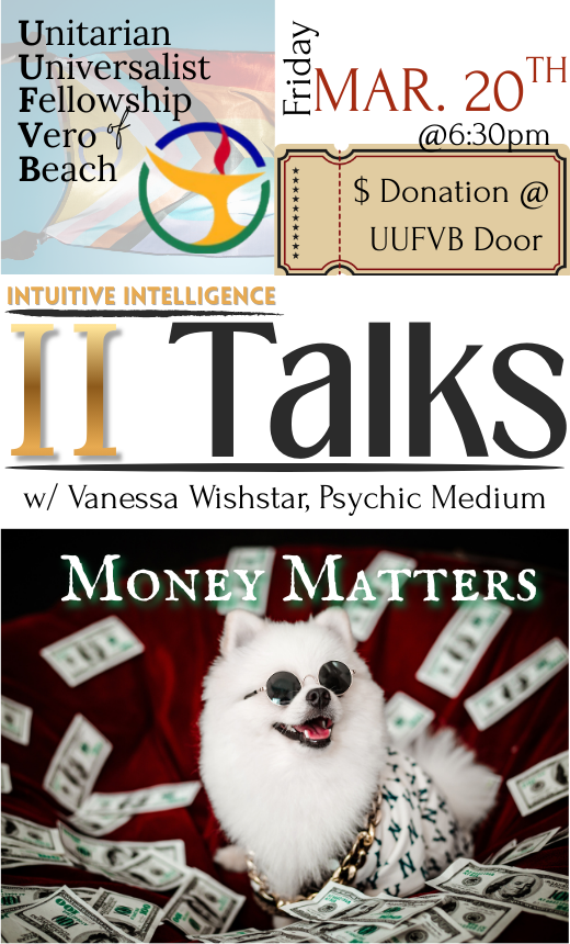 TICKET - Money Matters at UUFVB (3/20)