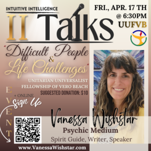 II TALKS: Difficult People & Life Challenges — UUFVB event image